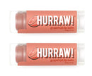 Hurraw! Grapefruit Lip Balm, 2 Pack: Organic, Certified Vegan, Cruelty and Gluten Free. Non-GMO, 100% Natural Ingredients. Bee, Shea, Soy and Palm Free. Made in USA HURRAW!