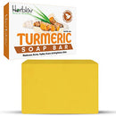 Herblov Turmeric Soap Bar for Face & Body – Natural Turmeric Skin Soap Wash for Dark Spots, Intimate Areas, Underarms – Turmeric Face Soap Reduces Acne, Fades Scars & Cleanses Skin – 4oz Turmeric Bar Soap for All Skin Types Made in USA Herblov