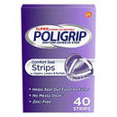 Super Poligrip Strips Size 40 Ct Poligrip Strong All Day Comfort Seal Denture Adhesive Strips Super Poli-Grip