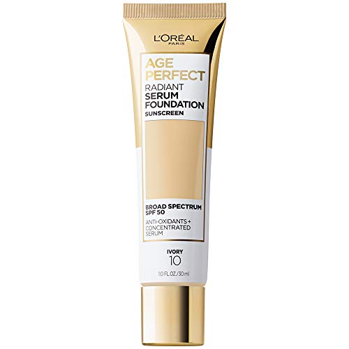 L'Oreal Paris Age Perfect Radiant Serum Foundation with SPF 50, Rose Ivory, 1 Ounce L'Oreal Paris
