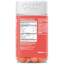 OLLY Probiotic + Prebiotic Gummy, Digestive Support and Gut Health, 500 Million CFUs, Fiber, Adult Chewable Supplement for Men and Women, Peach, 60 Day Supply - 60 Count Infinity Warehouse