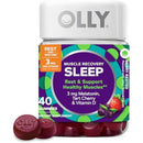 OLLY Muscle Recovery Sleep Gummies, Sleep and Sore Muscle Support, 3mg Melatonin, Tart Cherry, Vitamin D, Berry Flavor - 40 Count Infinity Warehouse