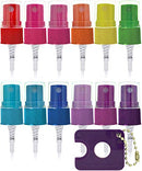 Essential Oil Spray Tops For 5, 10, 15 to 100 ml Bottles. Reduce, Reuse and Recycle Your Empty EO Containers and Bottles With Our Fine Mist Sprayer Replacement Pump (Rainbow) by Got Oil Supplies Discount Manufacturing & Distributing