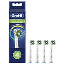 Oral-B CrossAction Toothbrush Head with CleanMaximiser Technology, Pack of 4 Counts Oral-B