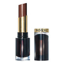 REVLON Super Lustrous Glass Shine Lipstick, Flawless Moisturizing Lip Color with Aloe, Hyaluronic Acid and Rose Quartz, Chocolate Luster (010), 0.15 oz REVLON