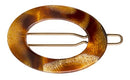 France Luxe New Cutout Oval Tige Boule Barrette - Africa France Luxe