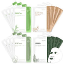 [Veraclara] Prime Facial Mask (16 - Combo Pack) Korean Skincare | Lighten, Moisturize, Firming Skin | Diminish Dark Spot & Circles | Black Snail, Bamboo, Aloe, Green Tea Veraclara