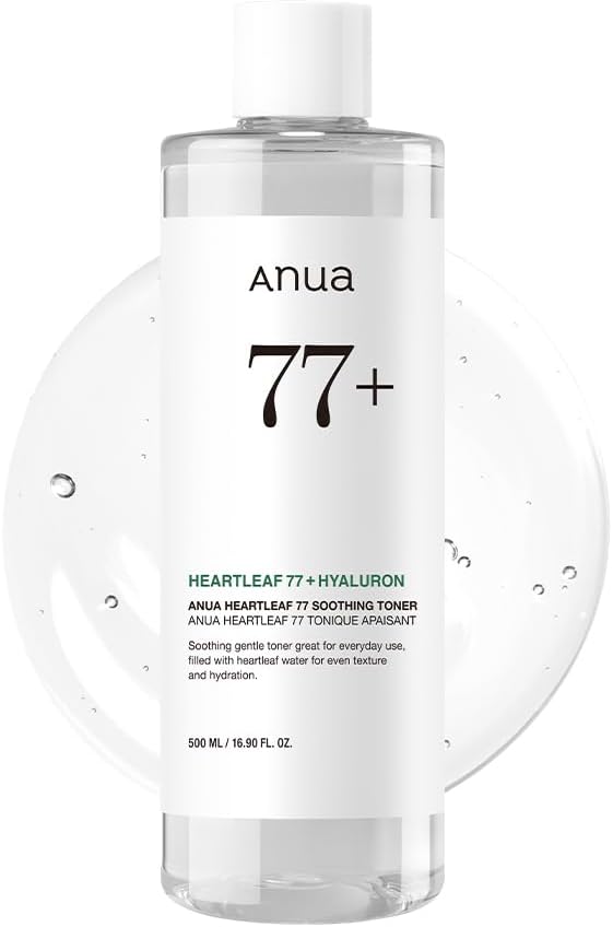 Anua Heartleaf 77 Soothing Toner I pH 5.5 Trouble Care, Calming Skin, Refreshing, Hydrating, Purifying, Cruelty Free, Vegan,(250ml / 8.45 fl.oz.) Infinity Warehouse