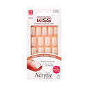 KISS Salon Acrylic Natural Nails 28pc Euphoria KSAN02 KISS