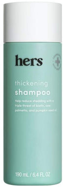 Hers Thickening Hair Shampoo 6.4 Fl Oz and Conditioner 6.4 Fl Oz Set. Helps Hair Look & Feel Thicker. Vegan, Paraben, Sulfate, Cruelty Free HER