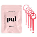 Clear Aligner Removal PUL Tool for Invisalign Removable Braces by The Pultool (4 Pack, Pink) The Pultool