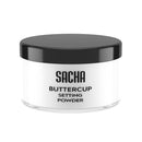 Sacha BUTTERCUP No Color Mini Setting Powder. No Ashy Flashback. Blurs Fine Lines and Pores. Loose, Translucent Face Powder to Set Makeup Foundation or Concealer. For All Skin Tones, 0.35 oz. Infinity Warehouse