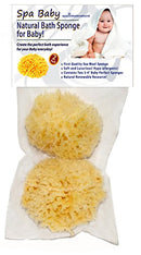 Spa Baby Natural Bath Sponge! Especially Selected for Your Baby! by Spa Destinations. SAVE 35% On Our Exclusive TWO (2) PACK!!! Create The "Perfect Bath" For Your Baby! 100% TOTAL SATISFACTION GUARANTEE or Your! Also the "Perfect Gift" for Mom! Spa Destinations