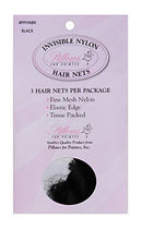 3 hair nets per package by Pillows (Black) Pillows