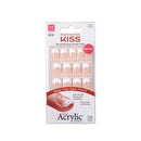 KISS Salon Acrylic French Nails 28pc Rumour Mill KSA12 KISS