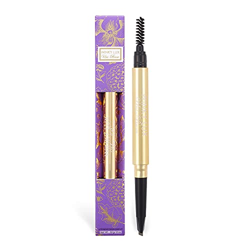 Winky Lux | Uni-Brow Universal Eyebrow Pencil | Brow Pencil | Universal Color | All Brows from Dark Brown to Blonde Hair | Natural Brows, .09 oz Winky Lux