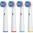 Replacement Toothbrush Heads for Oral-B, 4 Pack Replacement Heads Compatible with Oral B Braun Electric Toothbrush Mailink