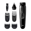 Braun Hair Clippers for Men MGK3220, 6-in-1 Beard Trimmer, Ear and Nose Trimmer, Mens Grooming Kit, Cordless & Rechargeable Braun