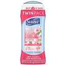 Suave Deodorant Antiperspirant & Deodorant Stick 24-hour Odor and Wetness Protection Wild Cherry Blossom Deodorant for Women 2.6 oz 2 Count Suave