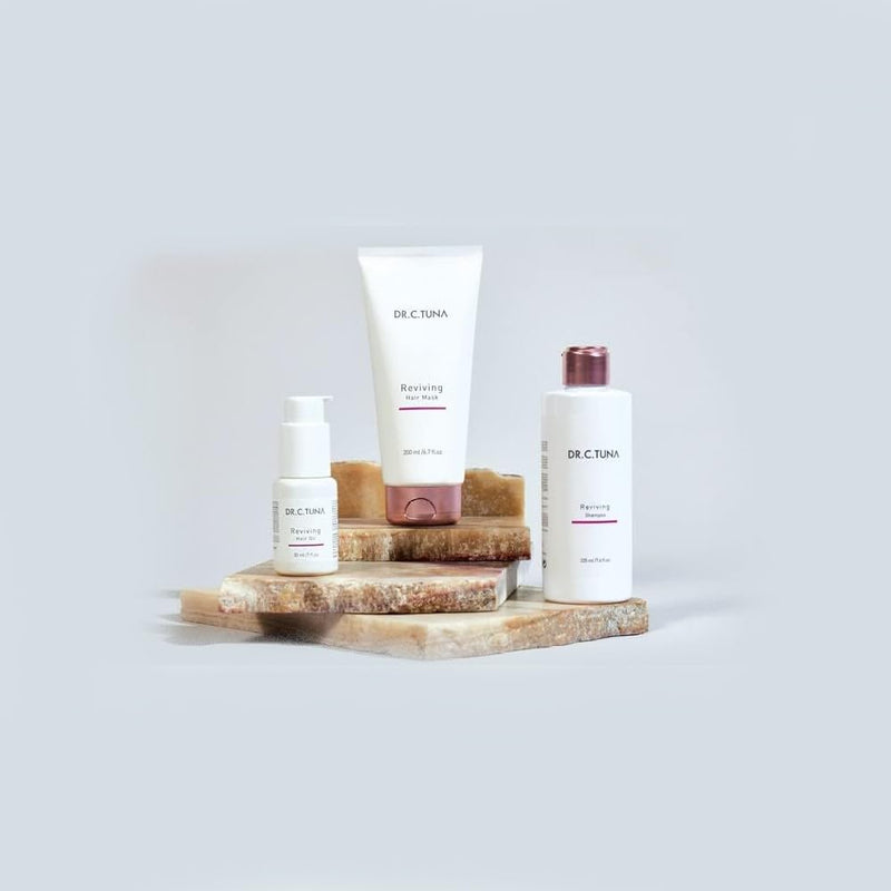 FARMASi Dr C Tuna, Advanced Reviving Shampoo and Hair Mask with Capixyl™ and Trichogen™ for Hair Growth | Shampoo 7.6 fl oz / 225 ml | Mask 6.7 fl.oz/ 200 ml Infinity Warehouse