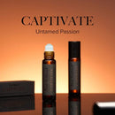 Pure Instinct CAPTIVATE The Original Pheromone Infused Essential Oil Perfume Cologne - Men's Collection - TSA Ready (Roll On Bottle 0.34 Fl. Oz./10.2mL) Infinity Warehouse