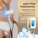Nood™ NEW Flasher Pro — IPL Laser Hair Removal Device & Anti-Aging Red Light Therapy for Women & Men — Pain-free, Permanent, Visible Results After First Use & Works Everywhere Hair Grows — Matte Black Infinity Warehouse