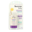 Aveeno Baby Continuous Protection Sensitive Skin Mineral Sunscreen Stick with Broad Spectrum SPF 50 for Face & Body, Naturally Sourced 100% Zinc Oxide, Travel Size, 0.47 Oz Aveeno Baby