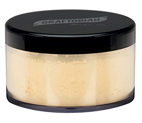 Graftobian HD LuxeCashmere Setting Powder - Banana Creme Pie (0.7 oz) - No Flashback, Matte, Silky Smooth Finish Graftobian
