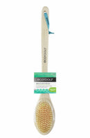 EcoTools Soft Bristle Bath Brush, Long Handle Shower Brush, Gentle Exfoliating for Back and Body EcoTools