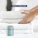 Travel Size Hotel Body Wash 300 Count 1 oz Bottles Guest Amenities for Hotels Vacation Rentals & Short Term Rentals Paraben Free White Tea & Coconut Scent Infused with Aloe and Olive Oil by Terra Pure Infinity Warehouse