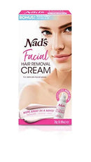 Nad's Facial Hair Removal Cream - Gentle & Soothing Hair Removal For Women - Sensitive Depilatory Cream For Delicate Face Areas, 0.99 Oz (4446) Nad's