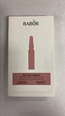 BABOR Active Night Ampoule Serum Concentrates, Hyaluronic Acid Serum, Hydrating Night Treatment, for Dry and Damaged Skin, Vegan, 0.28 oz. Infinity Warehouse