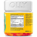 OLLY Hello Happy Gummy Worms, Mood Balance Support, Vitamin D, Saffron, Adult Chewable Supplement, Tropical Zing - 60 Count Infinity Warehouse
