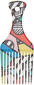 AFROPICK Anti-Static Plastic Hair Pick for Long, Thick, Curly, & Afro Hair (Fresher Prince) Afropick