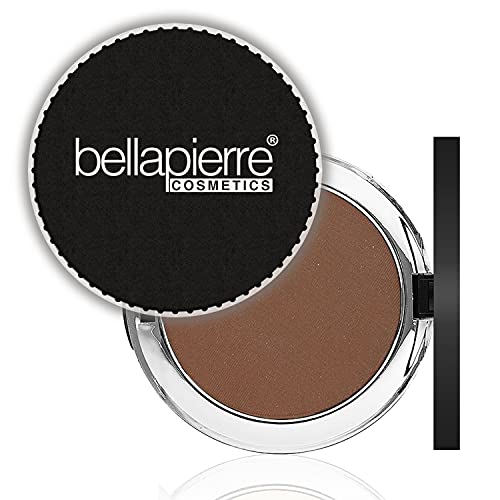 bellapierre 5-in-1 Compact Mineral Foundation SPF 15 | All-Natural Vegan & Cruelty Free Full Coverage Concealer | Hypoallergenic & Safe for All Skin Types | Oil & Talc Free - 0.35 Oz Double Cocoa bellapierre