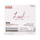 KISS Lash Couture Clear Strip Lash Adhesive with Biotin & Blueberry Extract, Latex-Free, Dermatologist Tested, Contact Lens Friendly, Strong Hold, Gentle Formula, with Brush Tip Applicator, 0.17 Oz. KISS