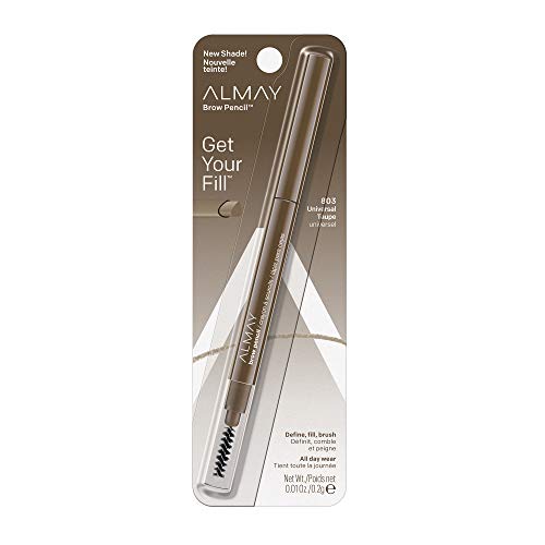 Almay Eyebrow Pencil, Universal Taupe, 1 count with eyebrow brush Almay