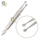 G.S BEAD BALL HOLDING TWEEZERS 4 1/2 PIERCING TOOL by G.S Beauty G.S Beauty