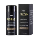 CROWN HAIR FIBERS for Thinning Hair (MEDIUM BLONDE) - Instantly Thickens Thinning or Balding Hair for Men & Women - 0.87oz/25g Bottle - Best Natural Keratin Hair Loss Concealer CROWN HAIR FIBERS
