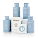 Purely | 150pc set | Hotel Soaps and Toiletries Bulk set | Airbnb Essentials for Hosts | Mini Travel Size Shampoo and Conditioner Sets | Bulk Travel Size Toiletries | Homeless Supplies Bulk Infinity Warehouse