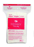 Intrinsics 407300 Petite Silken Wipes - 2"x2", 4-ply Blend of Soft Fibers, 200 Count Intrinsics