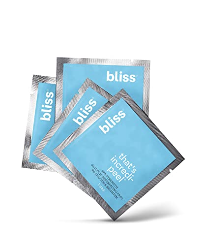 Bliss - That’s Incredi-peel Glycolic Resurfacing Pads | Single-Step Pads for Exfoliating & Brightening | Vegan | 15 ct. Bliss