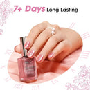 GELLEN Quick Dry Cat Eye Nail Polish, Magnetic Pink Fingernail Polish, Fast Drying Glitter Holographic Nail Polish Non Gel with Magnet Tool, DIY Salon Home Infinity Warehouse