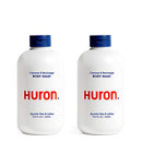 Huron - Men's Invigorating Body Wash. Skin conditioning lather refreshes deodorizes and nourishes. Energizing aromatic citrus scent with Menthol and Eucalyptus (Pack of Two) HURON