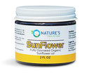 Nature's Salves and Soaps 100% Fully Ozonated Unrefined Organic Sunflower Oil - 2 Oz - * Glass Jar * Nature's Salves and Soaps