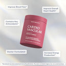 BodyHealth Cardio Vascular with PerfectAmino, Blood Flow and Heart Health Supplement Support with CoQ10, Nicotinamide Riboside, Resveratrol and D-Ribose, Chocolate Flavor, 30 Servings Infinity Warehouse