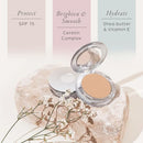 PÜR MINERALS 4-in-1 Pressed Mineral Makeup Powder Foundation with SPF 15 - Concealer & Finishing Compact Pressed Powder for Face - Buildable Medium to Full Coverage Foundation Powder Infinity Warehouse
