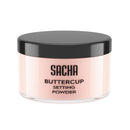 Sacha BUTTERCUP No Color Mini Setting Powder. No Ashy Flashback. Blurs Fine Lines and Pores. Loose, Translucent Face Powder to Set Makeup Foundation or Concealer. For All Skin Tones, 0.35 oz. Infinity Warehouse