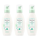 Aveeno Clear Complexion Foaming Oil-Free Facial Cleanser with Salicylic Acid Acne Medication for Breakout-Prone Skin & Soy Extracts, Hypoallergenic & Non-Comedogenic, 6 Fl Oz, Pack of 3 Aveeno