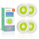 Brushmo Replacement Cleansing Brush Heads compatible with Acne Cleanse Brush Head, 4 PK Brushmo
